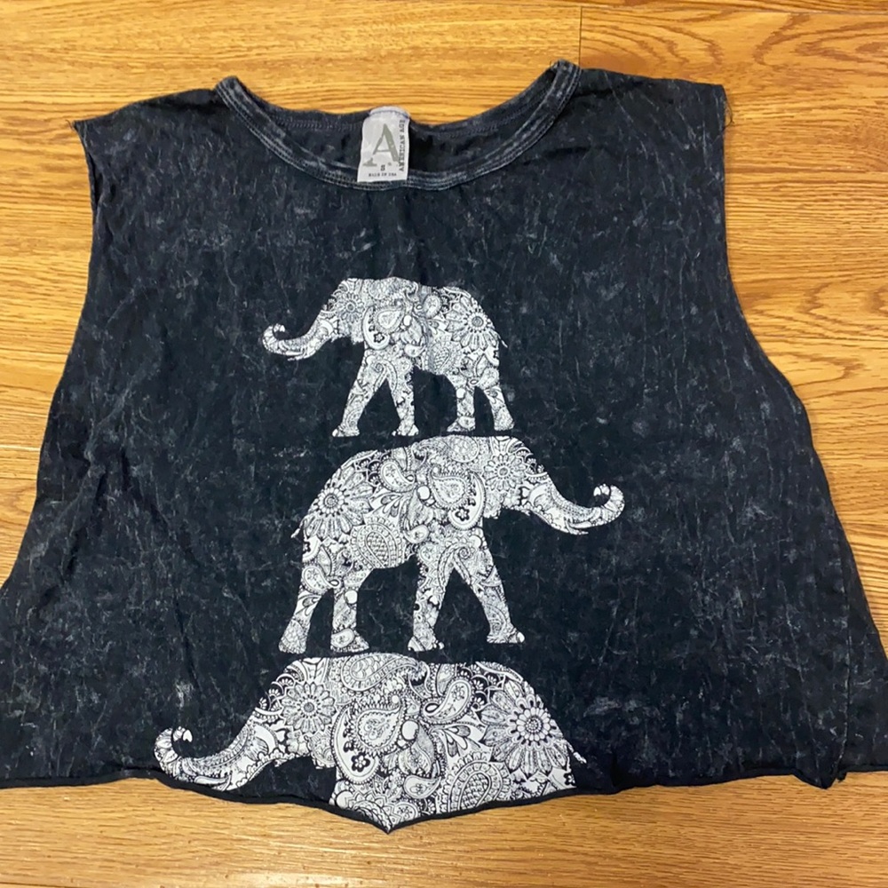 Elephant crop top